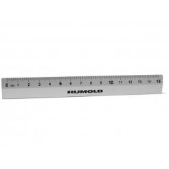 Rumold student ruler, aluminium