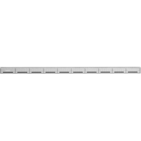 Righello In Acciaio Inox Per Pittura Con Diamanti – Griglia Antiaderente 50 Punte – Strumento Professionale Per Disegno Fai Da Te – 14 Cm