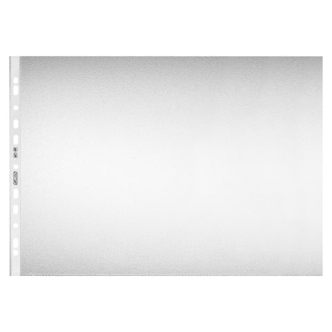 Herlitz Prospekthüllen PP für DIN A3, QF, genarbt, 80 µm, 10 Stück