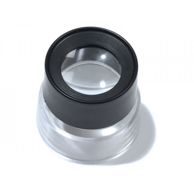 Plastic cylinder magnifier (loupe)