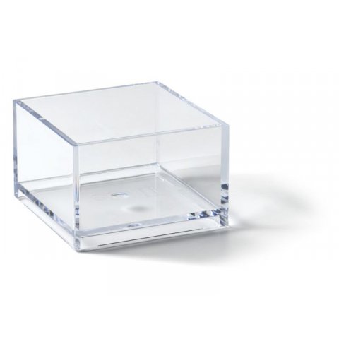 Palaset, box plastica Minibox P-04, colorato Minibox P-04, 125 x 125 x 125 x 77, trasparente, incolore