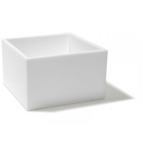 Palaset plactic boxes, coloured, mini-box P-04 mini box P-04, 125 x 125 x 77, opaque, white