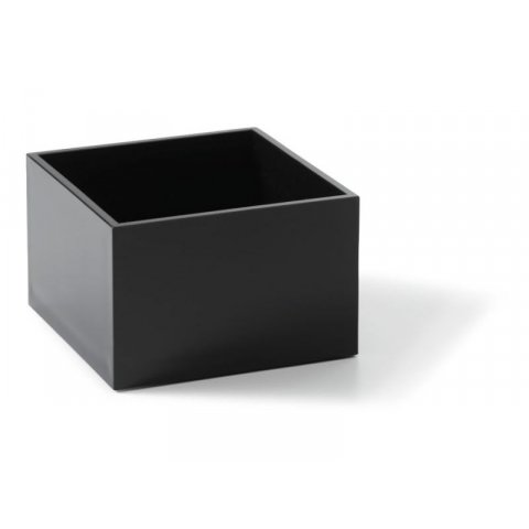 Palaset Kunststoffboxen, farbig Minibox P-04, 125 x 125 x 77, opaco, negro