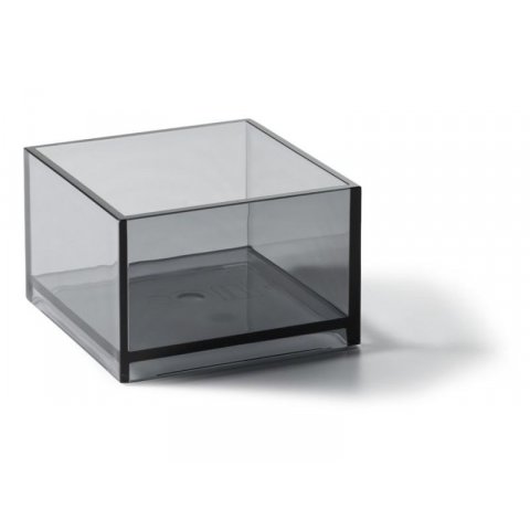 Palaset Kunststoffboxen, farbig Mini caja P-04, 125 x 125 x 77, transparente, gris