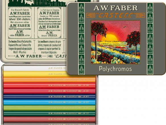 Farbstift Polychromos 111 Jahre, kurz, Set