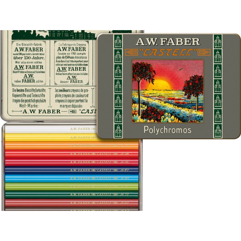 Farbstift Polychromos 111 Jahre, kurz, Set