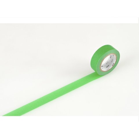 Mt 1P Basic Washi Klebeband uni b= 15 mm, l= 7 m green (MT01P182RZ)