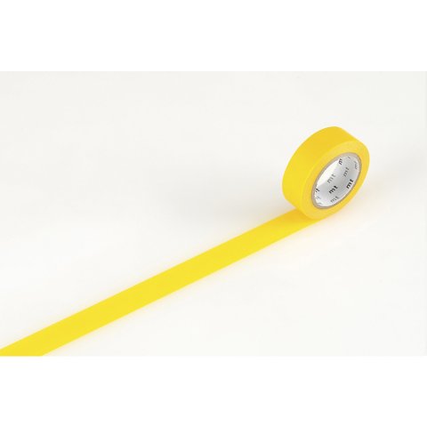 Mt 1P Basic Washi tape uni b= 15 mm, l= 7 m giallo (MT01P184RZ)