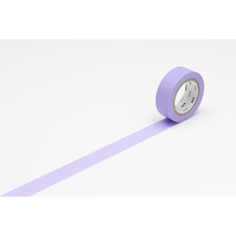 Mt 1P Basic Washi tape uni w = 15 mm, l= 7m, lavender (MT01P186Z)