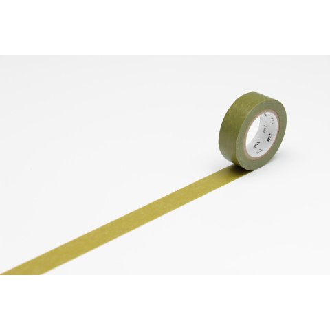 Mt 1P Basic Washi tape uni w = 15 mm, l= 7m, uguisu (MT01P201Z)