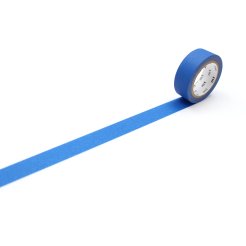 Mt 1P Basic Washi tape uni w= 15 mm, l= 7 m azul mate (MT01P515Z)
