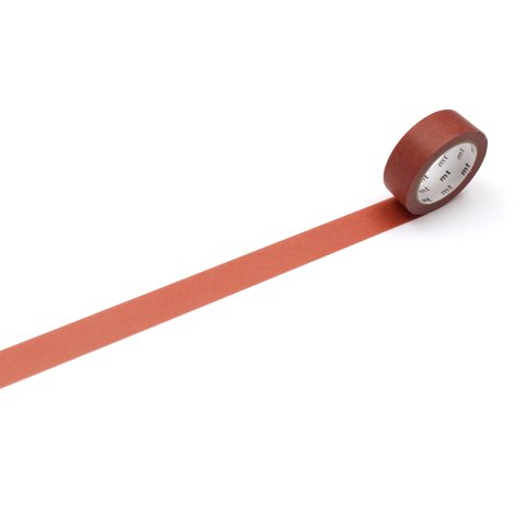 Mt 1P Basic Washi Klebeband uni b= 15 mm, l= 7 m reddish brown (MT1P553EZ)