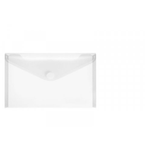 PP plastic envelopes, with V-shaped hook+loop flap 180 x 250 for A5, transparent, colourless