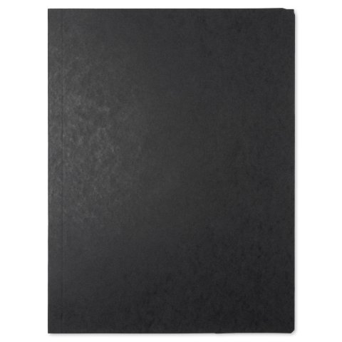 Carpeta 3 solapas para actas Exacompta, de cartón 245 x 320 para DIN A4, negro