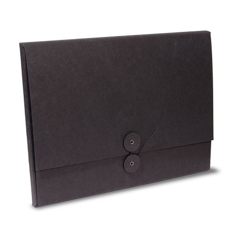 Cardboard file folder with string fastener 16 x 245 x 355 mm, for A4, anthracite