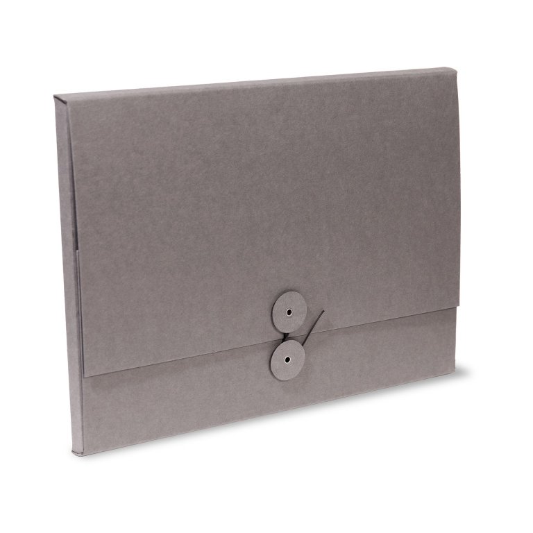 Cardboard file folder with string fastener hotsell