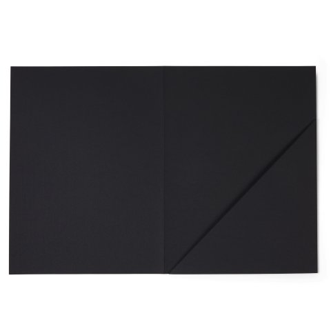 A-folder, coloured 230 x 310 mm, for A4, black