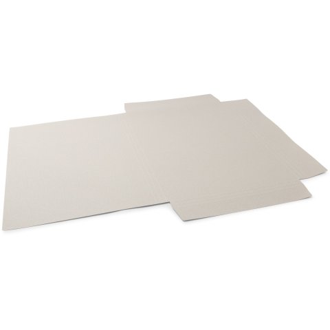 Drawing folder gray cardboard with bands, for 55 x 75 cm, s = approx. 1.5 mm