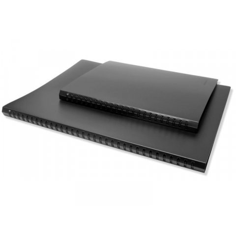 Rumold spiral display book, black 250 x 315, for A4, 20 sleeves