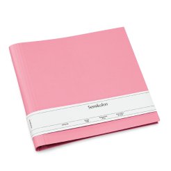 Semikolon Fotoordner, Efalineinband 4 Ringe, 295 x 320 für DIN A4, Hochf., flamingo