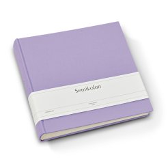 Semikolon Fotoalbum Classic, Leinen uni 240 x 230 mm, Event, 60 Seiten, lilac silk