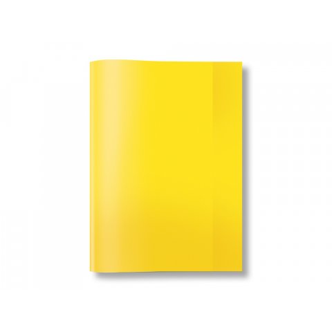 Herma exercise book cover, transparent for DIN A4, yellow