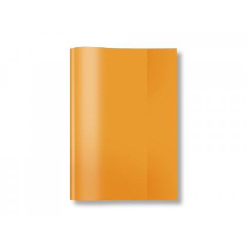 Herma exercise book cover, transparent for DIN A5, orange