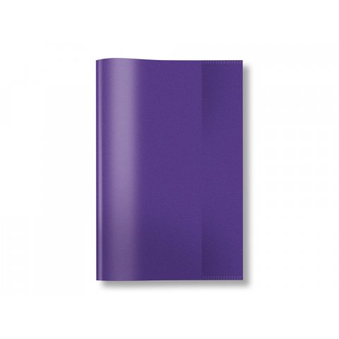 Herma exercise book cover, transparent for DIN A5, purple
