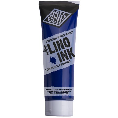 Essdee lino printing ink water-based, tube 300 ml, blue