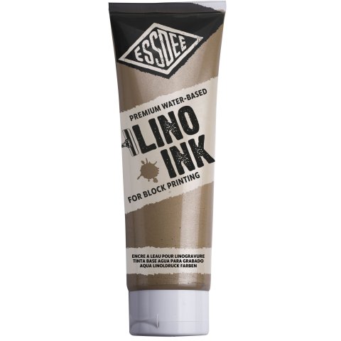 Essdee inchiostro per stampa lino a base d'acqua, tubo 300 ml, oro metallizzato