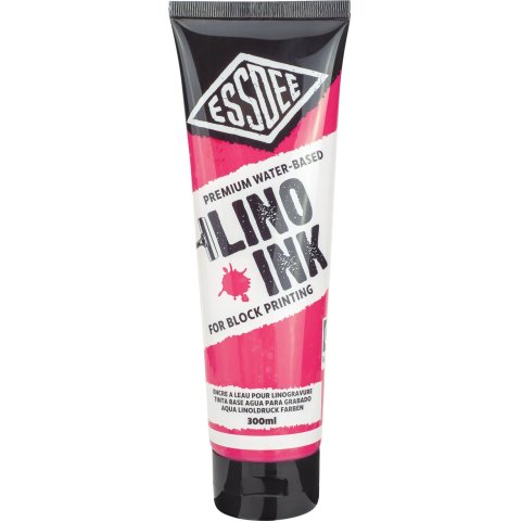 Essdee inchiostro per stampa lino a base d'acqua, tubo 300 ml, rosa fluorescente