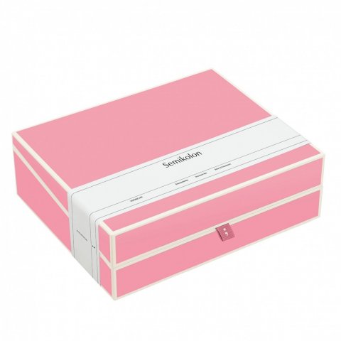 Semicolon document box 10 x 31,5 x 26 cm, flamingo