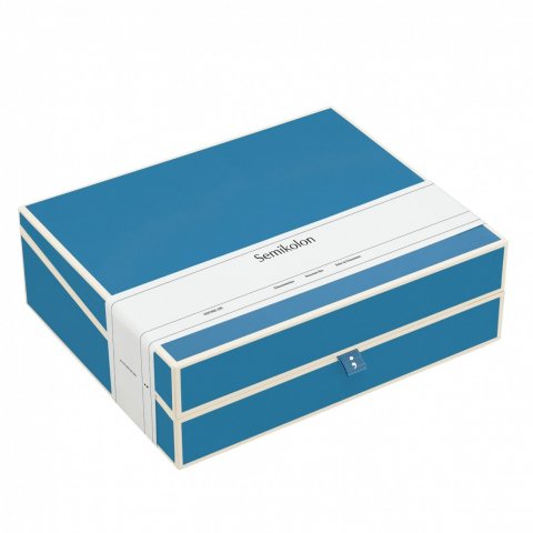 Semicolon document box 10 x 31,5 x 26 cm, azzurro