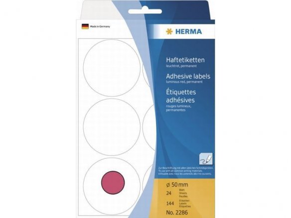 Punti colorati adesivi Herma, confezione ufficio