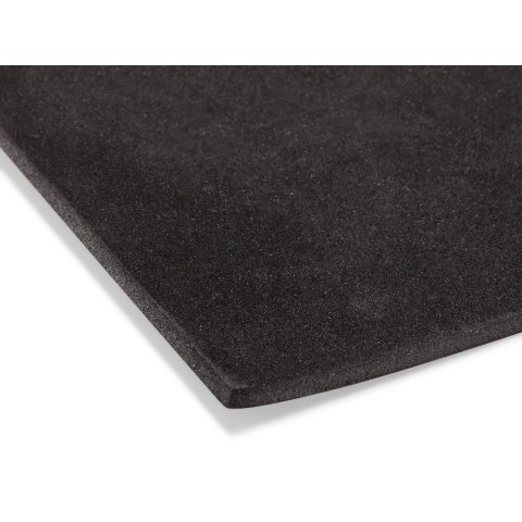 Cellular rubber mat, black 5.0 x 250 x 500