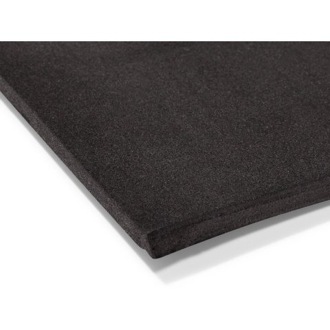 Cellular rubber mat, black 10.0 x 250 x 500