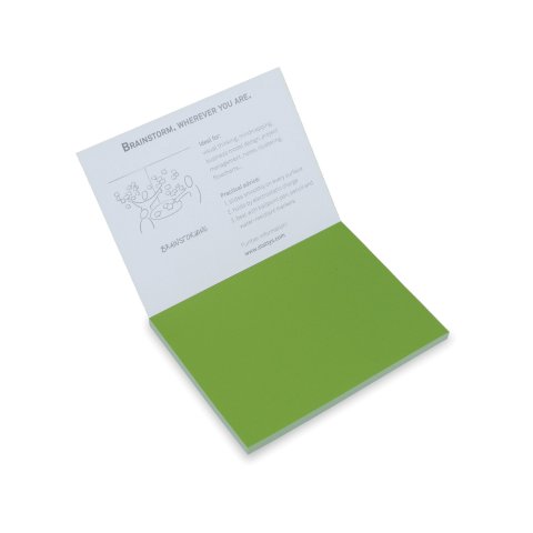Stattys Write & Slide XS, 37 x 50 mm, 95 Blatt, grün