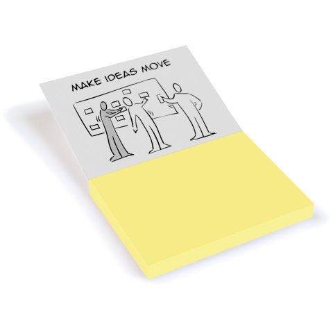 Stattys Write & Slide XS, 37 x 50 mm, 95 sheets, yellow