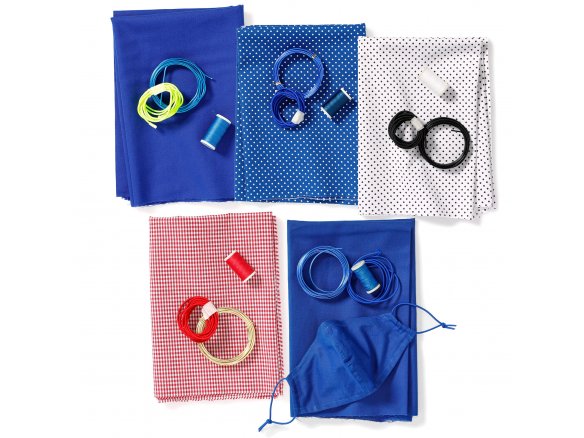 DIY Nähset Behelfs-Mund-Nasen-Maske (Burda Typ 1)