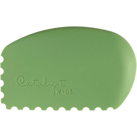 Princeton Catalyst SILICONE WEDGE soft green, l=120 mm, h=75 mm, No. 3
