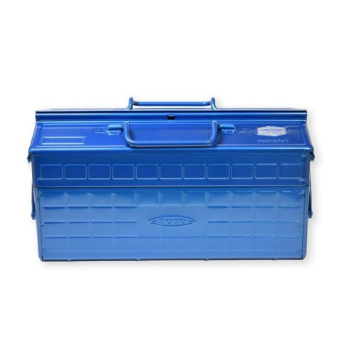 Toyo Steel Werkzeugkiste Tool Box ST-350 350 x 160 x 215 mm, Stahlblech blau