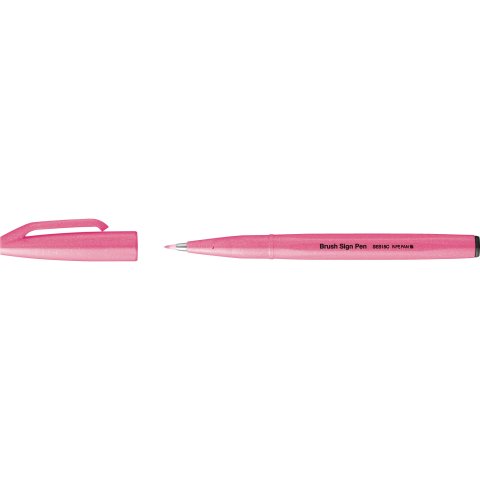 Pentel Sign Pen Brush Brush pen, neon pink