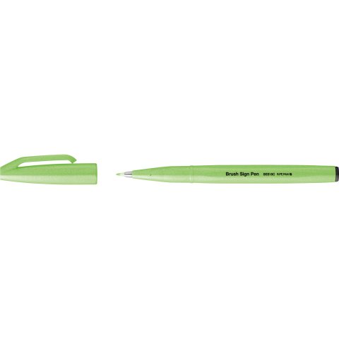Pentel Sign Pen Brush Brush pen, neon green