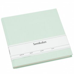 Semikolon Gästebuch Leineneinband 250 x 230 cm, 180 Seiten, blanko, moss