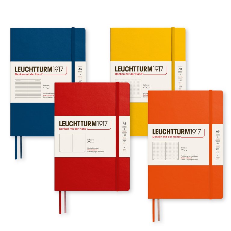 Leuchtturm taccuino con copertina morbida Coltivare la mente