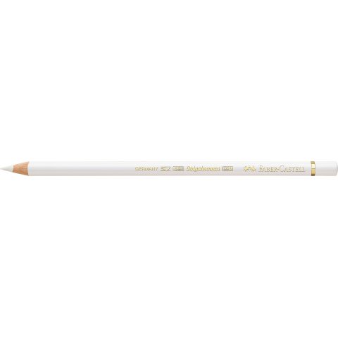 Faber Castell Polychromos coloured pencil pen, white (101)