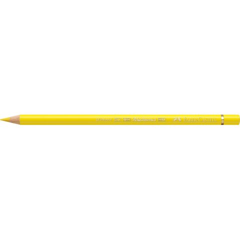 Lápiz de color Faber-Castell Polychromos Bolígrafo, luz amarilla cromada (106)