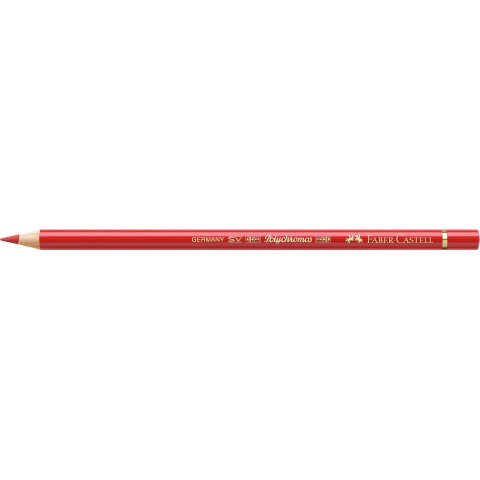 Faber Castell Polychromos coloured pencil pen, scarlet red (118)