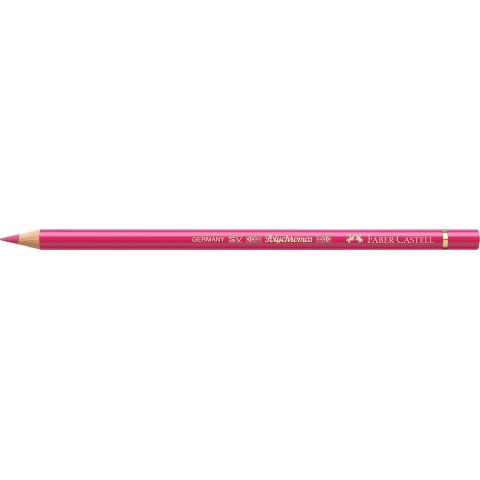 Faber Castell Polychromos coloured pencil pen, carmine rosé,former:carmine pink (124)