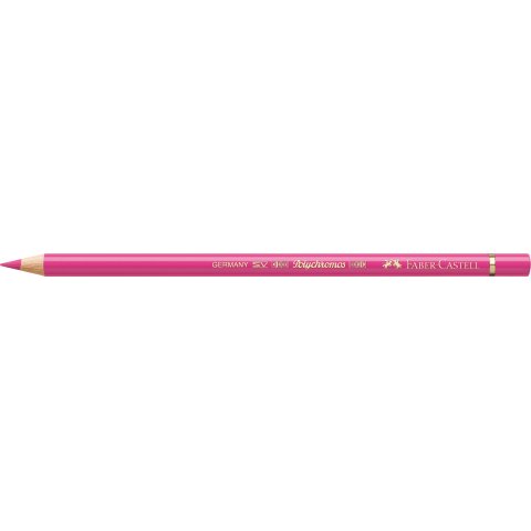 Faber Castell Polychromos coloured pencil pen, crimson pink, light (128)